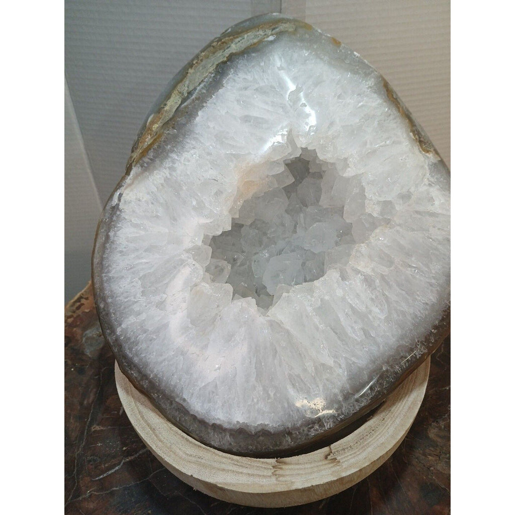 Large Natural Madagascar Agate Geode — 19.3 lbs, Museum-Quality Quartz Specimen | CrystalCloud Company | Geodes & Clusters | Wiccan Center