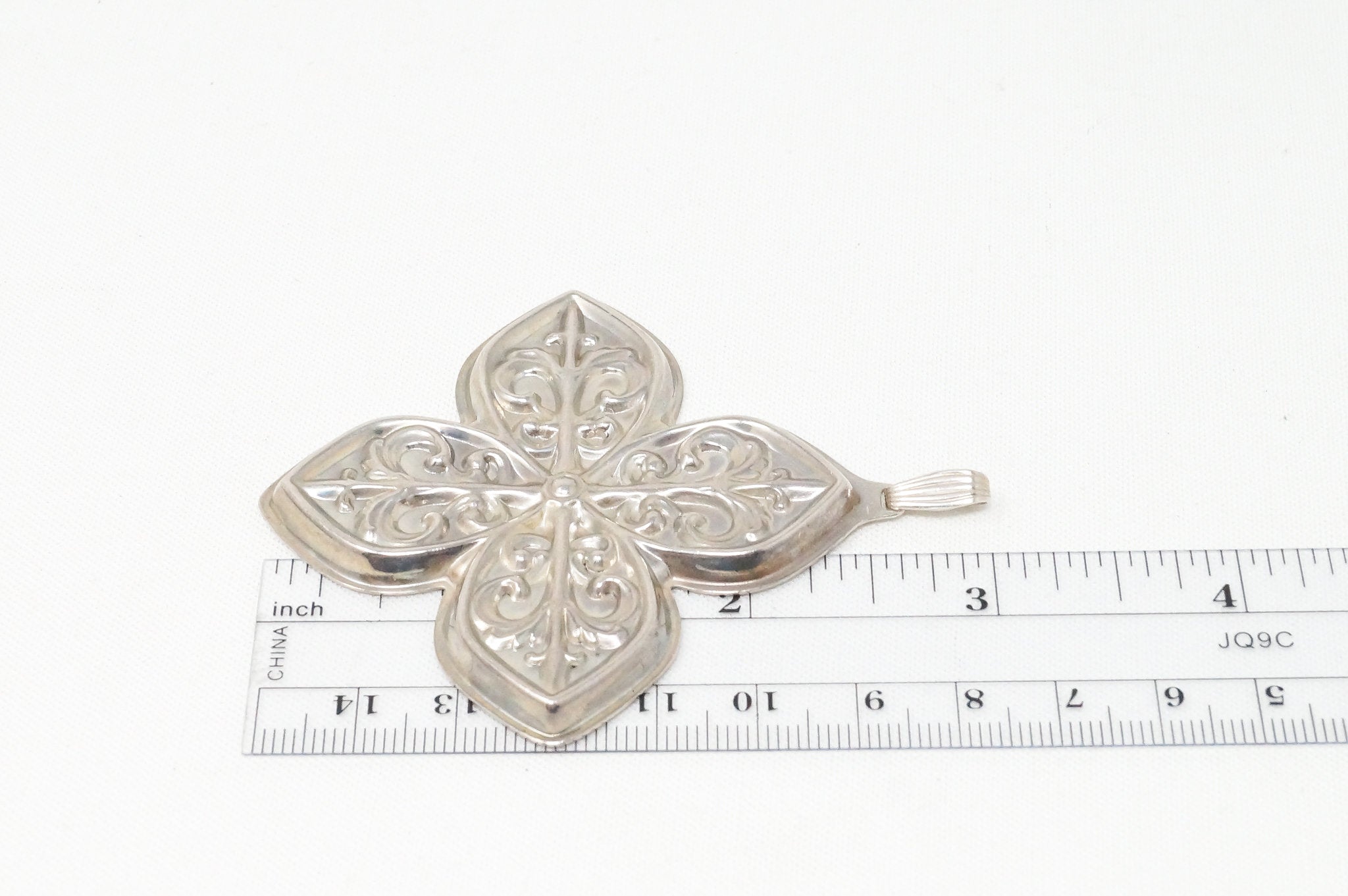 Beautiful Antique Designer Reed & Barton Repousse Sterling Silver Pendant | Jewelry > Necklaces > Pendants | Wiccan Center