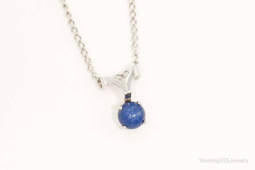 Vintage Star Sapphire Sterling Silver Necklace | Jewelry > Necklaces > Pendants | Wiccan Center