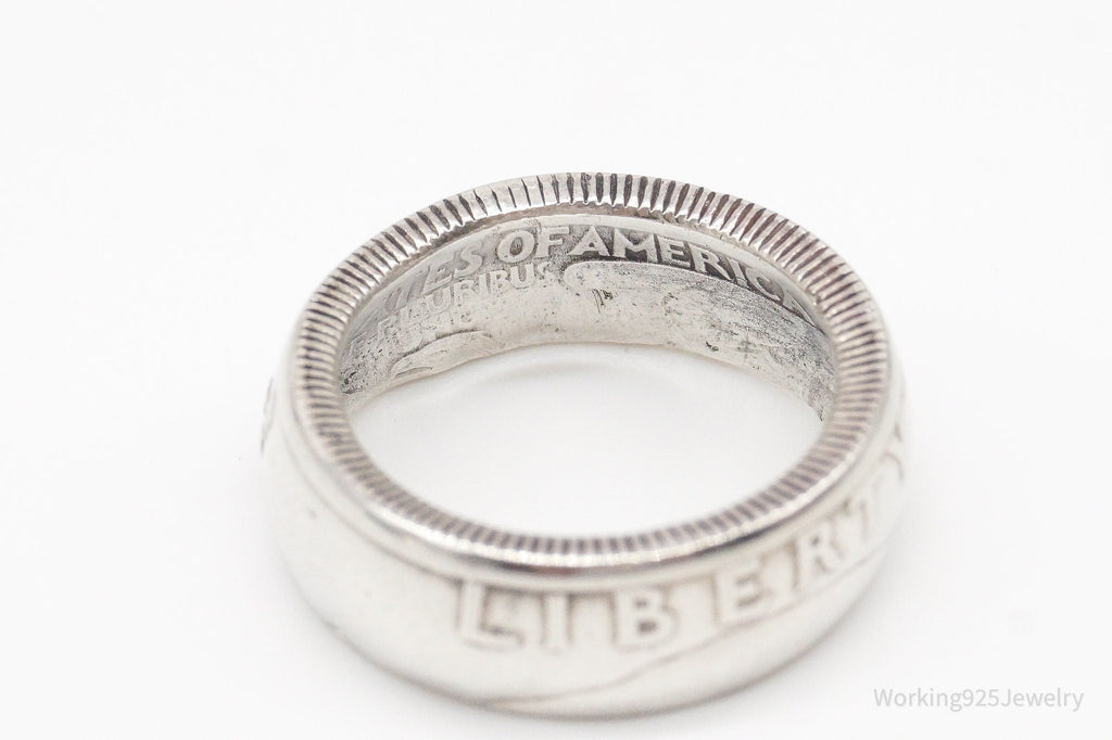 Vintage 1961 Liberty Quarter Dollar Silver Ring - Size 4.75 | Jewelry > Rings | Wiccan Center