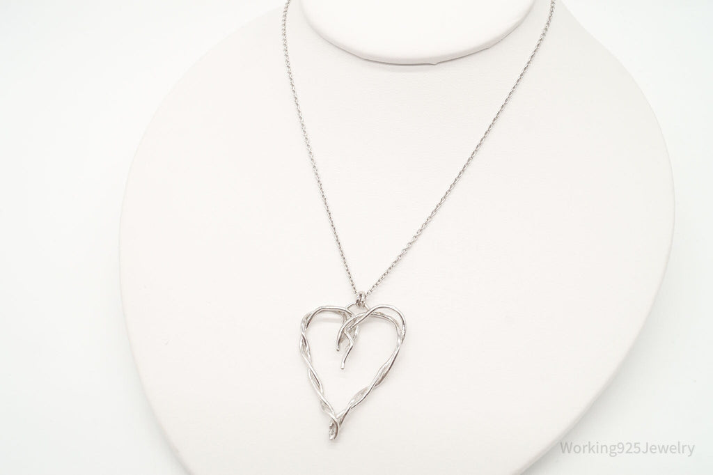 DesignerDean Harris Twisted Heart Sterling Silver Necklace | Jewelry > Necklaces > Pendants | Wiccan Center