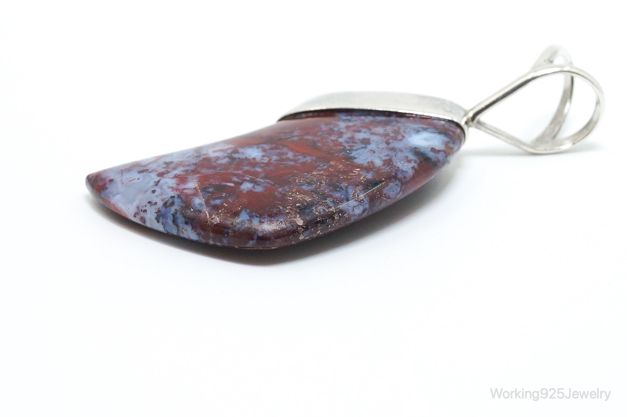 Large Designer Desert Rose Trading Co Ocean Jasper Sterling Silver Pendant | Jewelry > Necklaces > Pendants | Wiccan Center