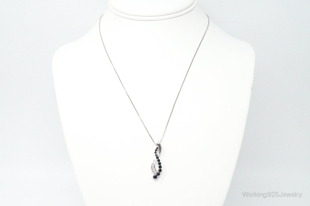 Designer Alwand Vahan Sapphire Cubic Zirconia Sterling Silver Necklace | Jewelry > Necklaces > Pendants | Wiccan Center