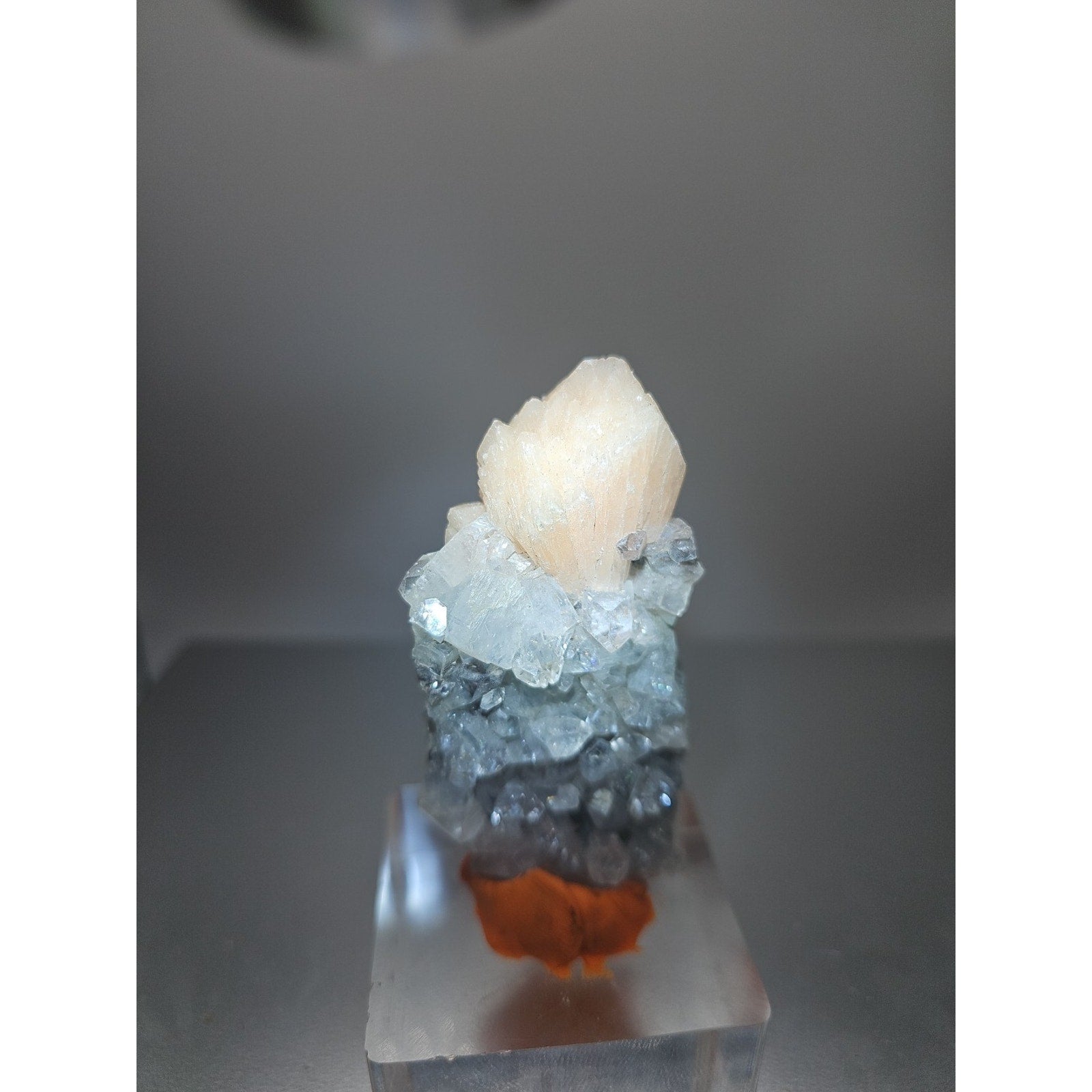 Apophyllite Pink Stilbite 51grams | Mineral Specimens | Wiccan Center