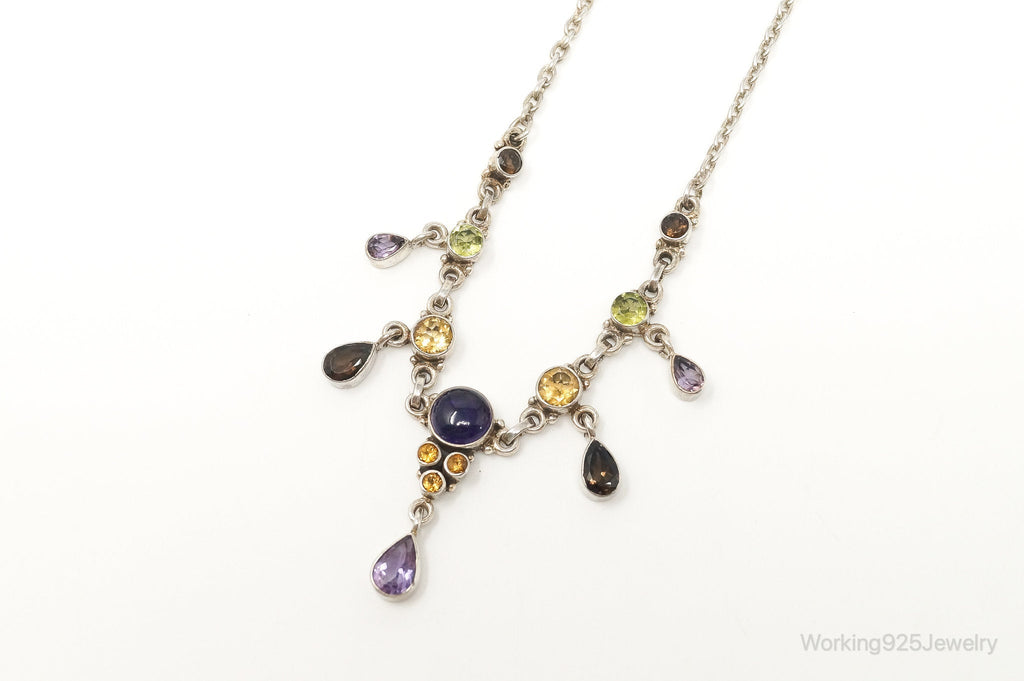 Vintage Designer Nicky Butler Multi Gem Sterling Silver Necklace | Jewelry > Necklaces > Pendants | Wiccan Center