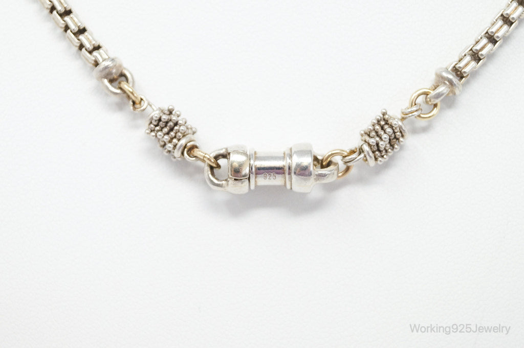 Designer Michael Dawkins 14K Gold Granulated Sterling Silver Necklace | Jewelry > Necklaces > Pendants | Wiccan Center