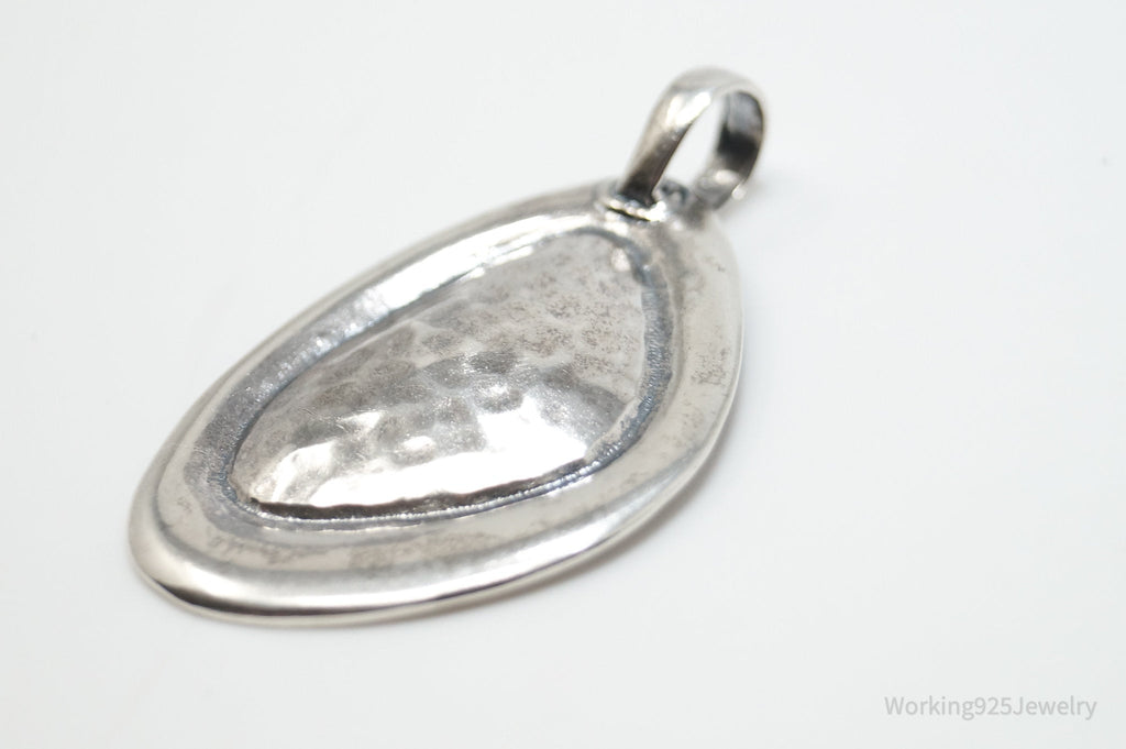 Large Retired Silpada Hammered Sterling Silver Necklace Pendant | Jewelry > Necklaces > Pendants | Wiccan Center