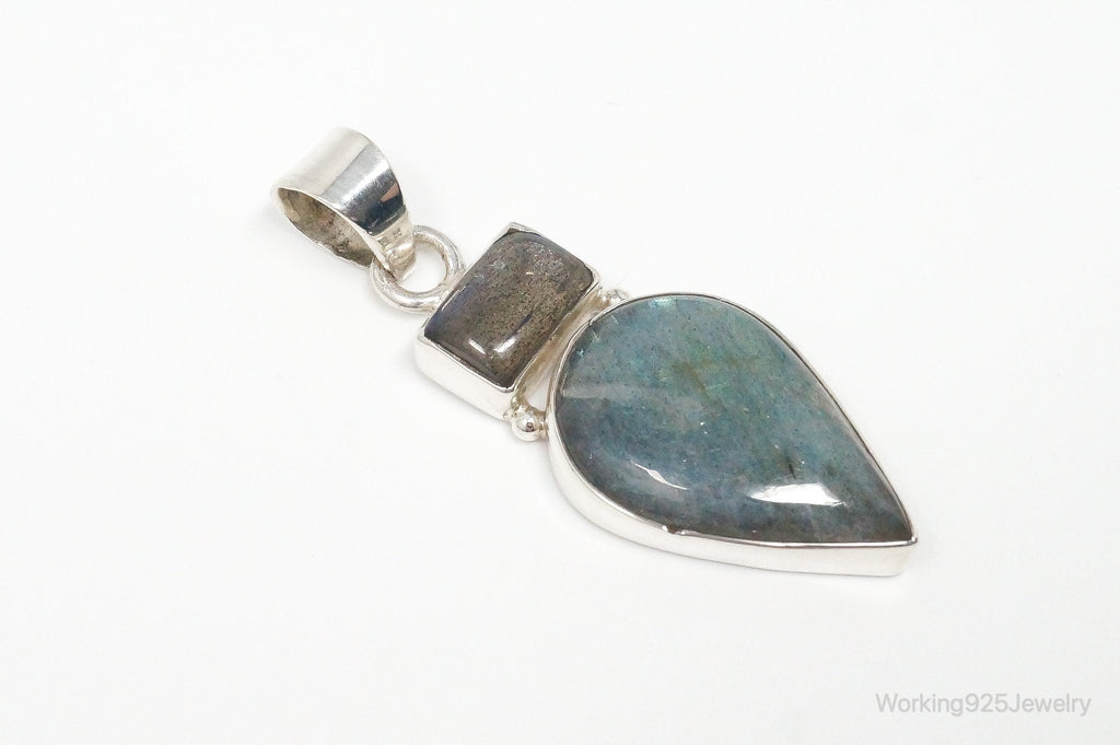 Large Designer Supreme Jewelers Labradorite Sterling Silver Pendant | Jewelry > Necklaces > Pendants | Wiccan Center