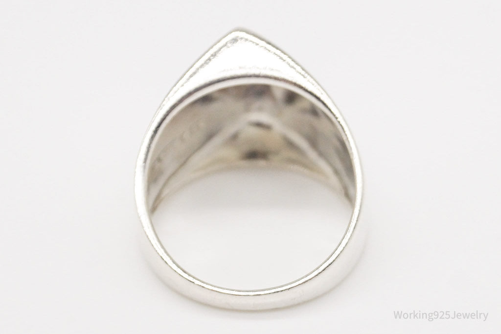 Vintage Modernist Style 950 Silver Ring - Size 10 | Jewelry > Rings | Wiccan Center