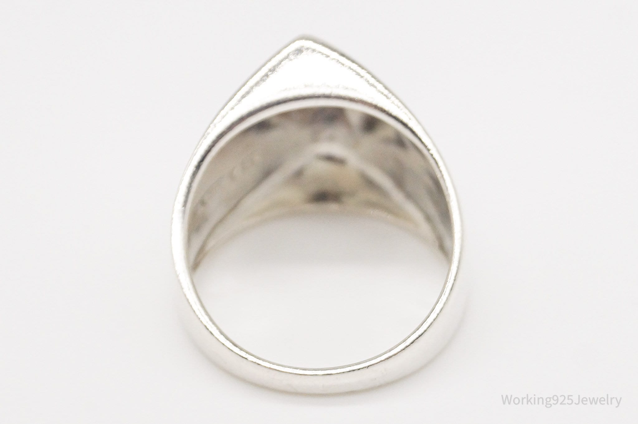 Vintage Modernist Style 950 Silver Ring - Size 10 | Jewelry > Rings | Wiccan Center