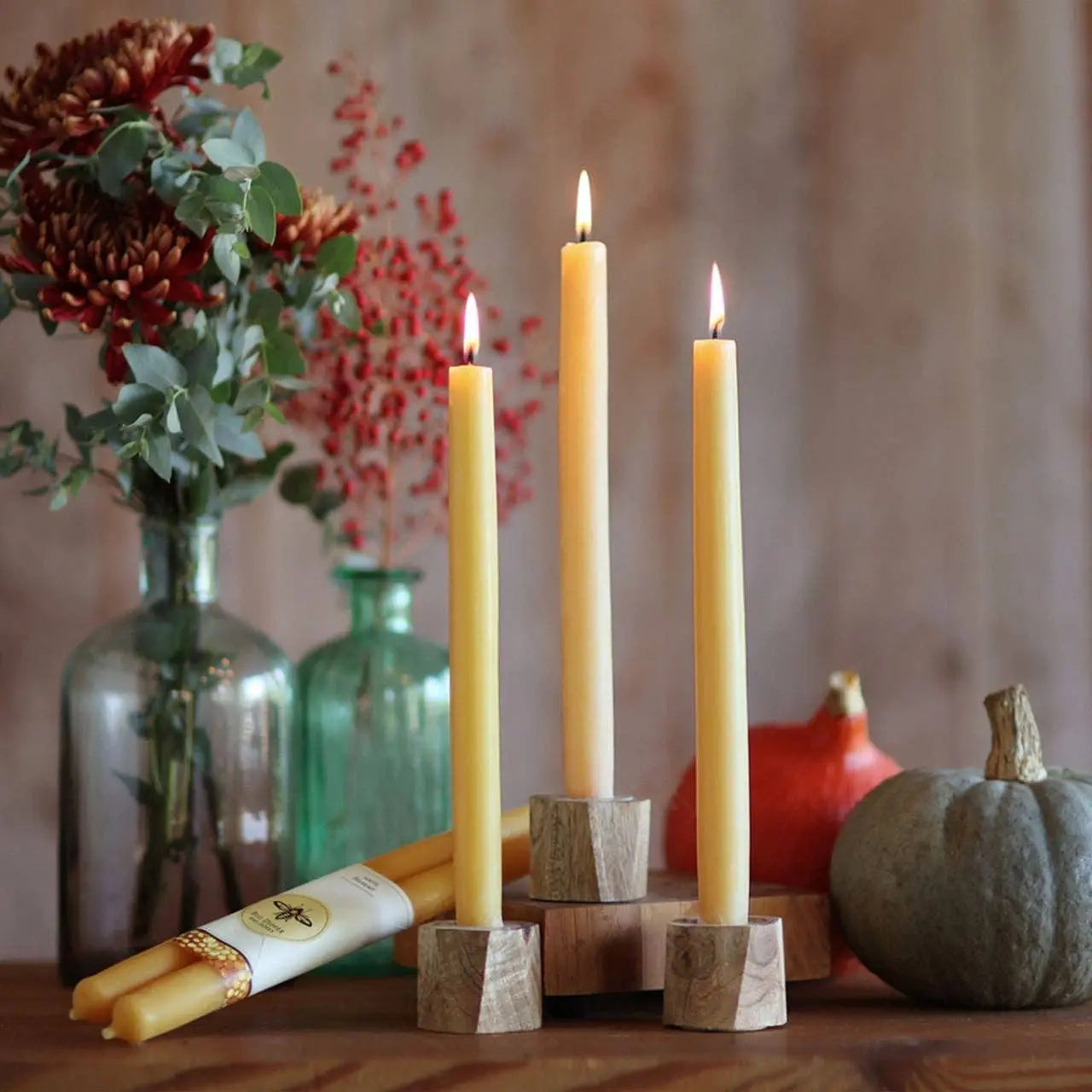 100% Pure Beeswax Tapers | Candles | Wiccan Center