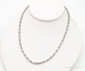 Vintage Cubic Zirconia Platinum Clad Sterling Silver Necklace 16" | Jewelry > Necklaces > Pendants | Wiccan Center