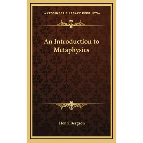 An Introduction to Metaphysics - Hardcover