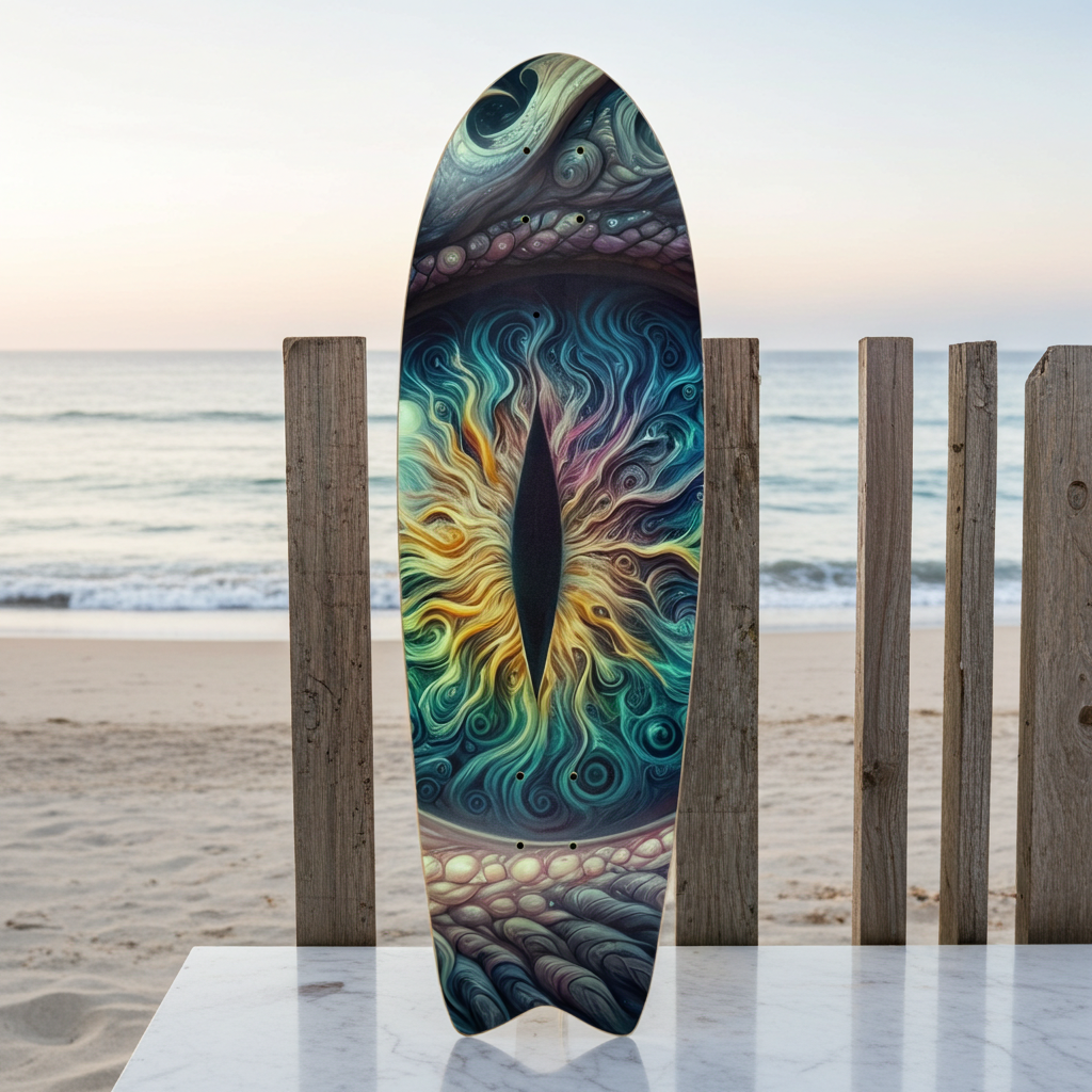 Dragon Eye Skateboard - Fantasy Deck | Skateboard | Wiccan Center