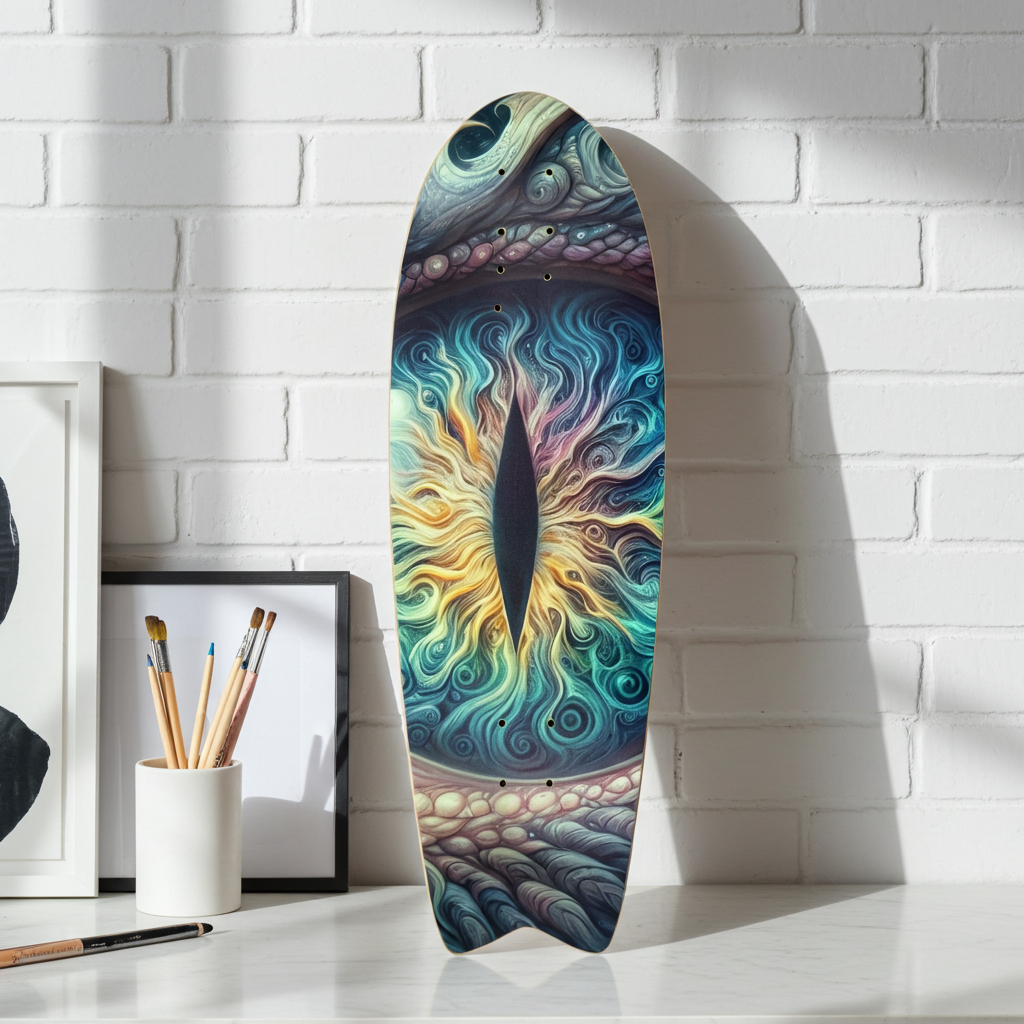Dragon Eye Skateboard - Fantasy Deck | Skateboard | Wiccan Center