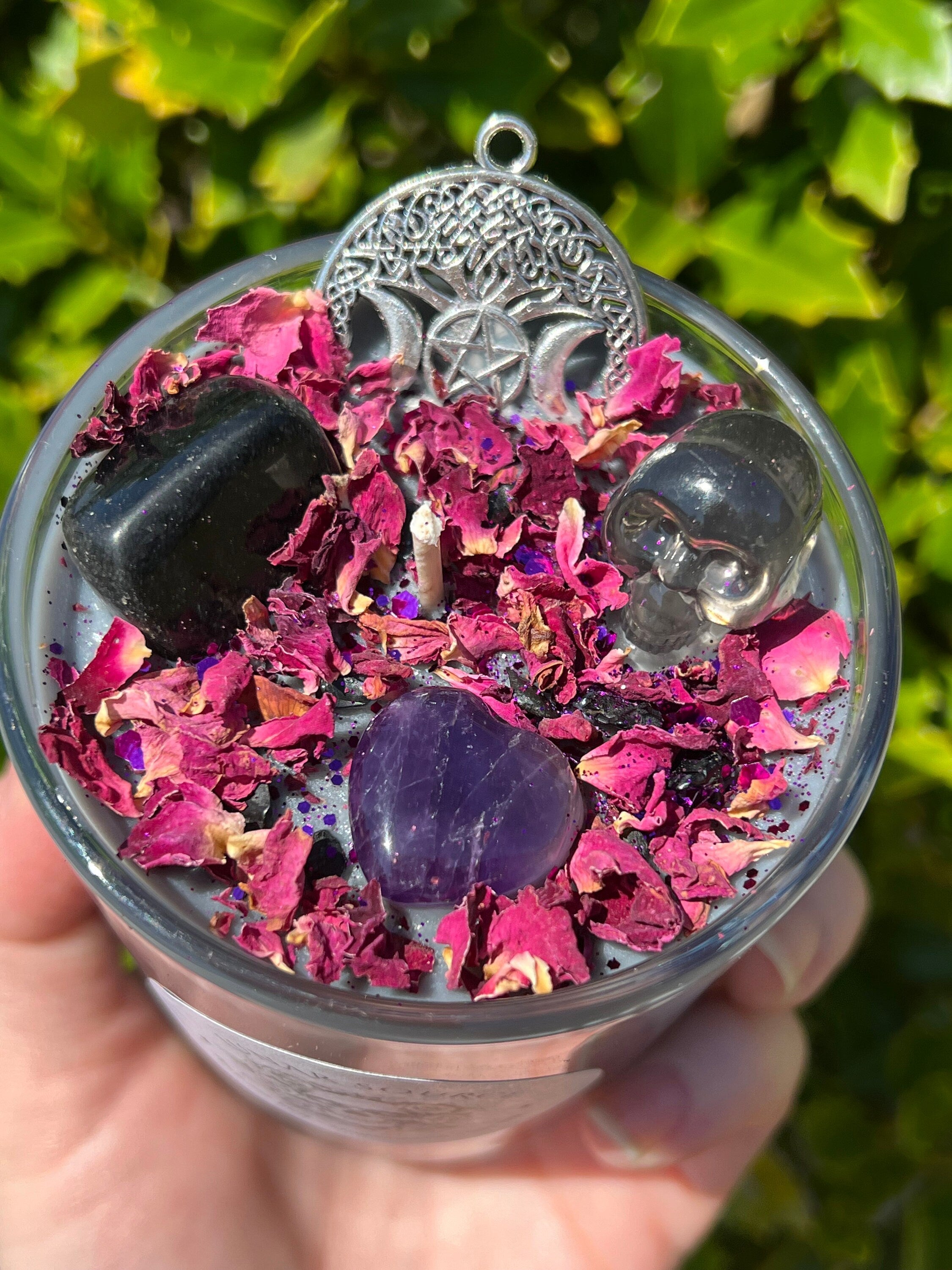 Thinning of the Veil Queen of Underworld Candle Persephone Offering Intention Pagan Witchcraft Magickal Ritual Altar Tool Crystal Deity Gift | | Wiccan Center