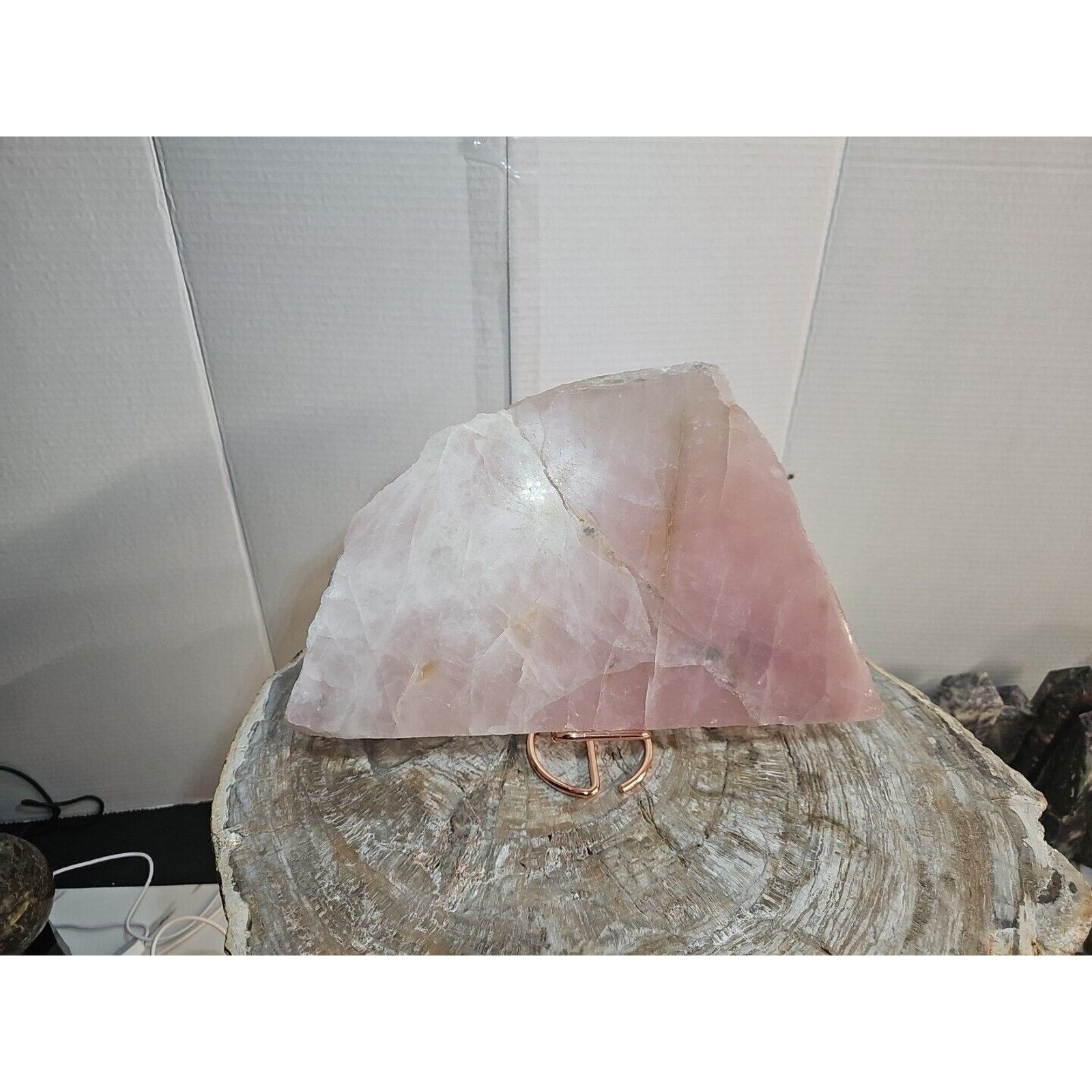 Natural Rose Quartz Crystal Stone Slices — 5.72 lbs from China | CrystalCloud Company | Mineral Specimens | Wiccan Center