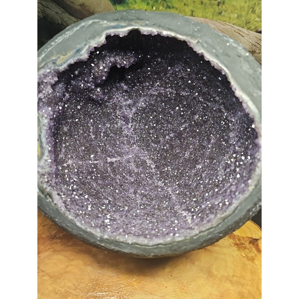 Raw Amethyst Money Bag Geode — 16.8 lbs, Abundance & Reiki Energy Crystal | CrystalCloud Company | Geodes & Clusters | Wiccan Center