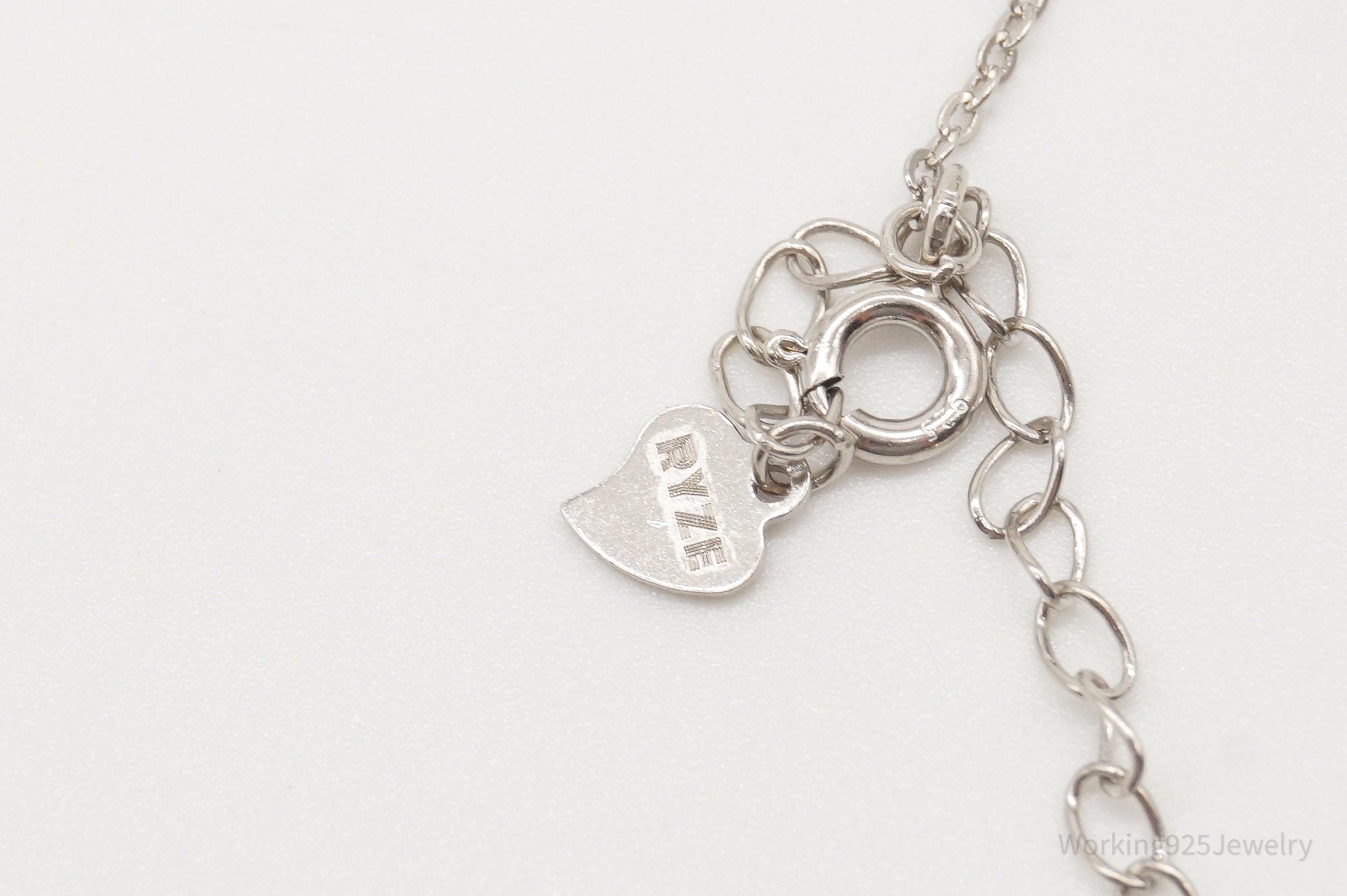 Designer Ryze Blue & White Cubic Zirconia Sterling Silver Necklace | Jewelry > Necklaces > Pendants | Wiccan Center