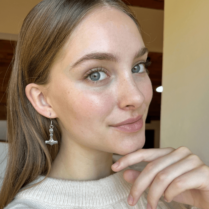 Vikings Mjolnir Stainless Steel Earrings | Earrings | Wiccan Center