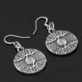 Vikings Yggdrasil Stainless Steel Earrings | Earrings | Wiccan Center