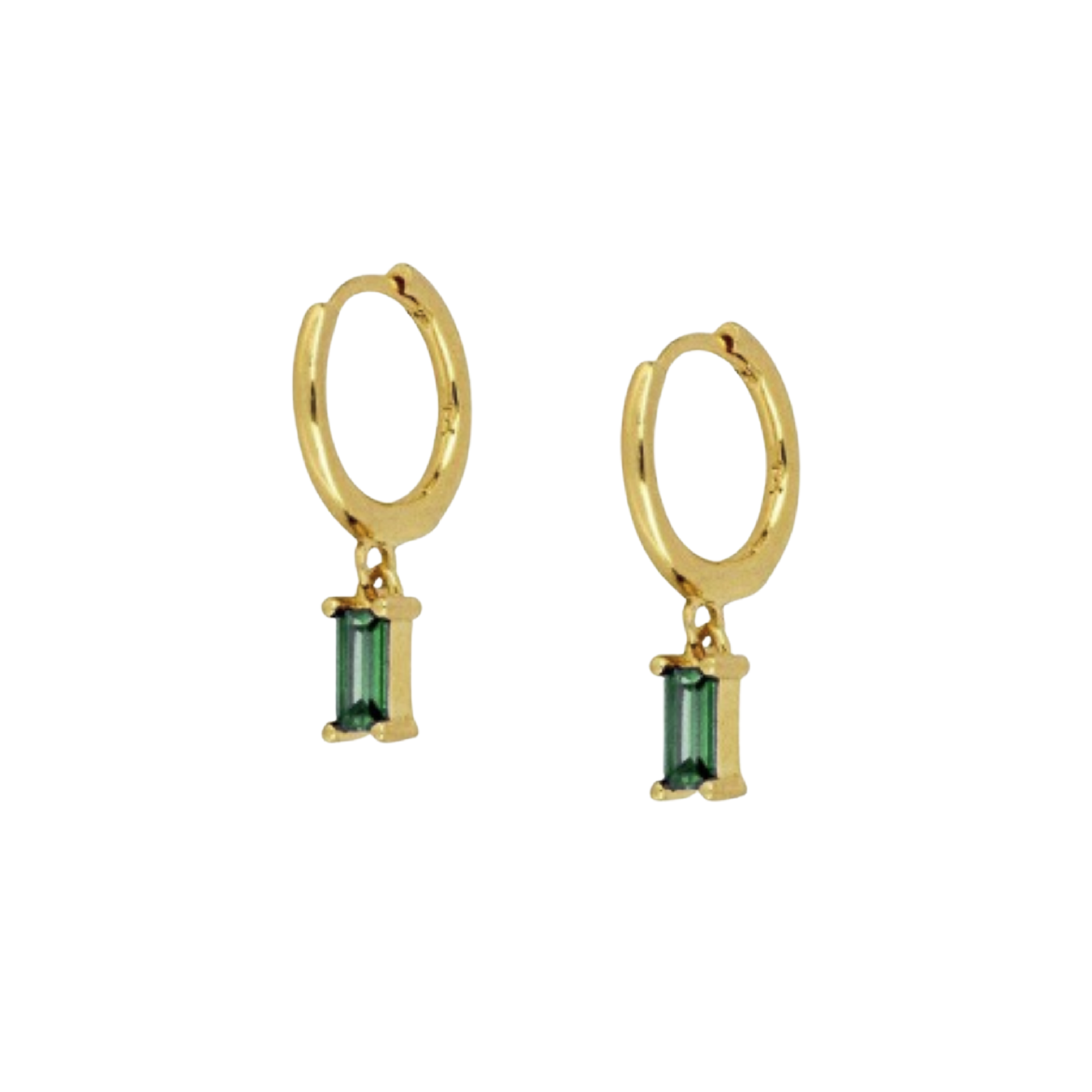 Gemma Blue Huggie Earrings
