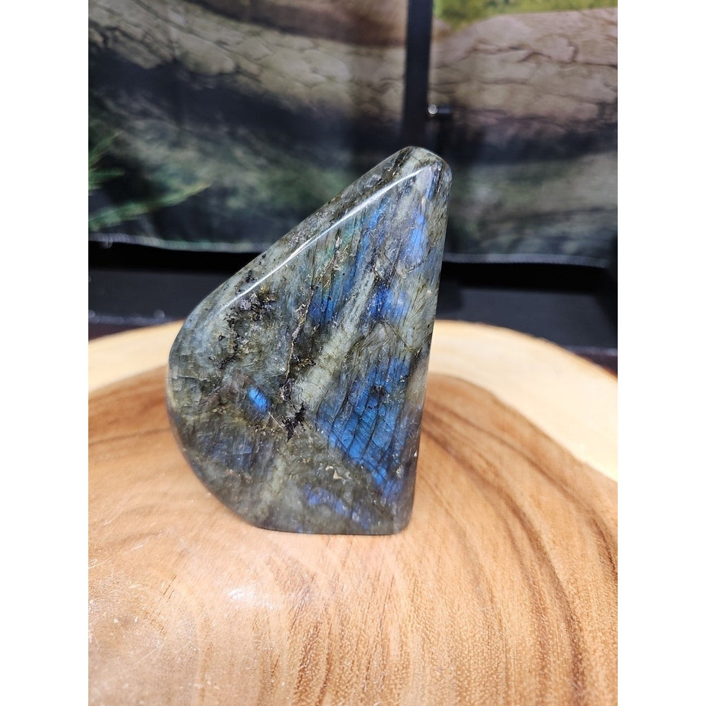 1.45LB 1Pcs Natural Rainbow Labradorite Crystal Spectrolite Stone