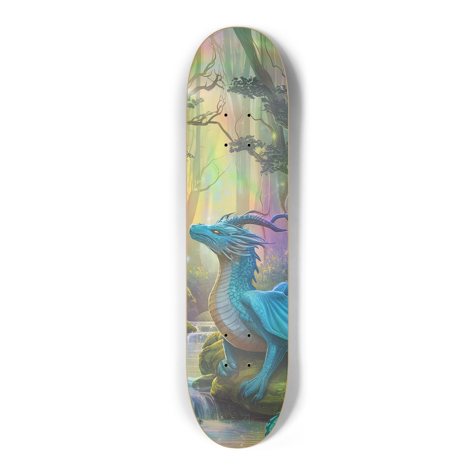 Dragon Wonder Custom Skateboard – Fantasy Dragon Art Deck | Skateboard | Wiccan Center