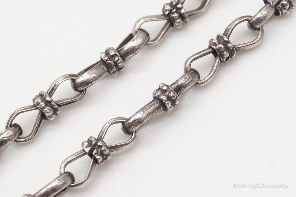 Vintage Brutalist Silver Toggle Necklace | Jewelry > Necklaces > Pendants | Wiccan Center