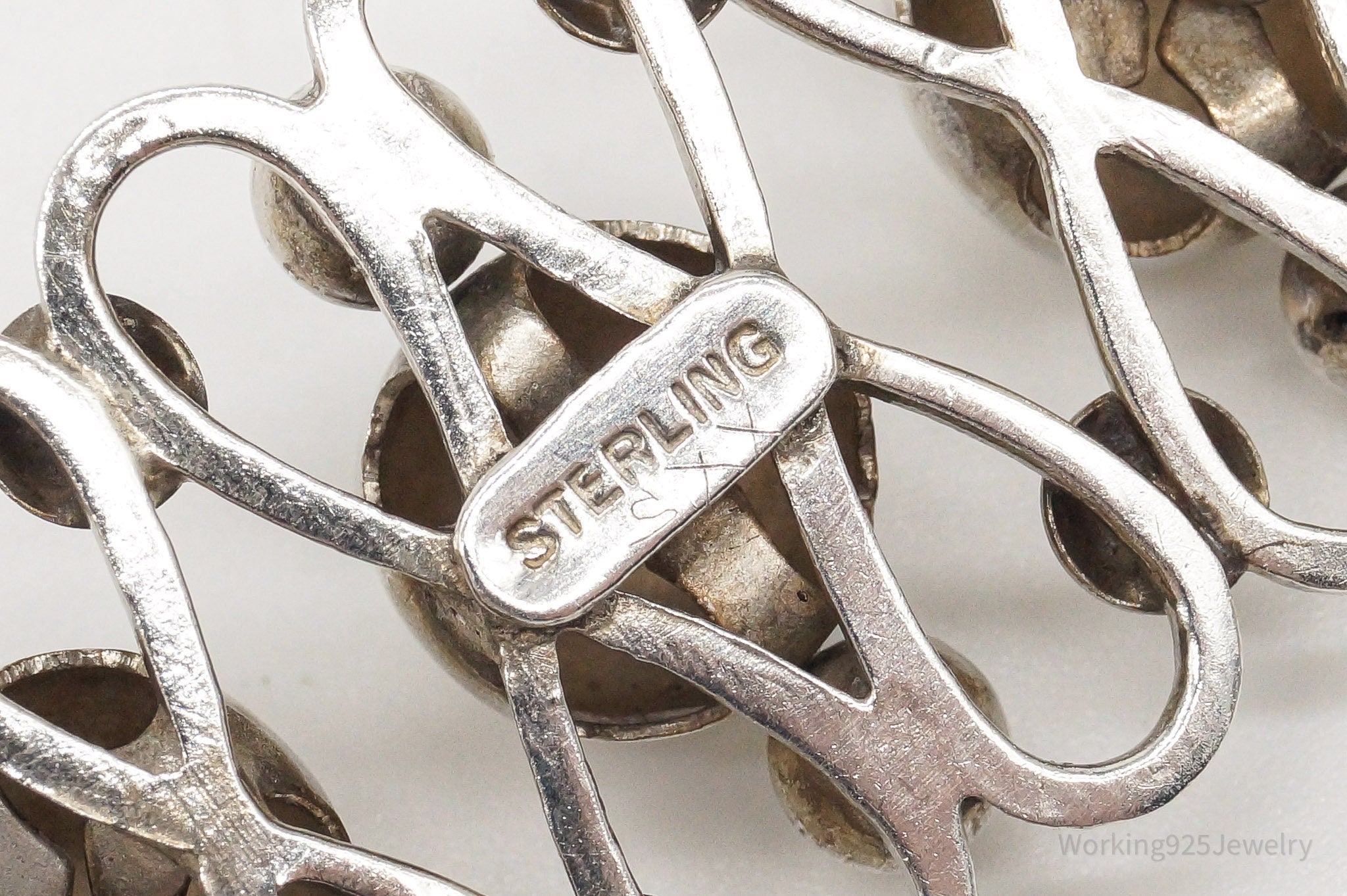 Large Vintage Mid Century Modernist Sterling Silver Pin Brooch | Jewelry > Brooches, Pins & Clips | Wiccan Center