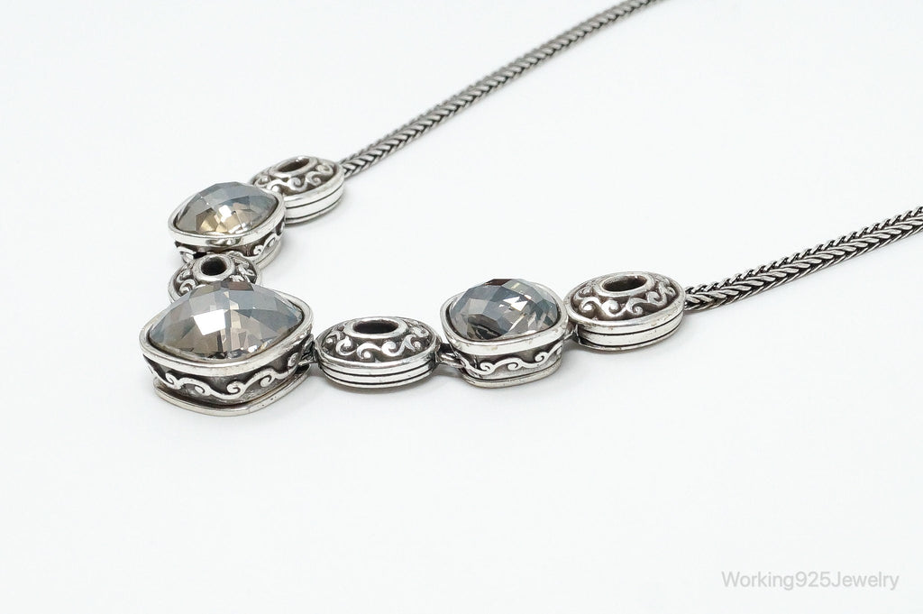 Designer Brighton 'Venus Rising" Crystal Toggle Sterling Silver Necklace | Jewelry > Necklaces > Pendants | Wiccan Center