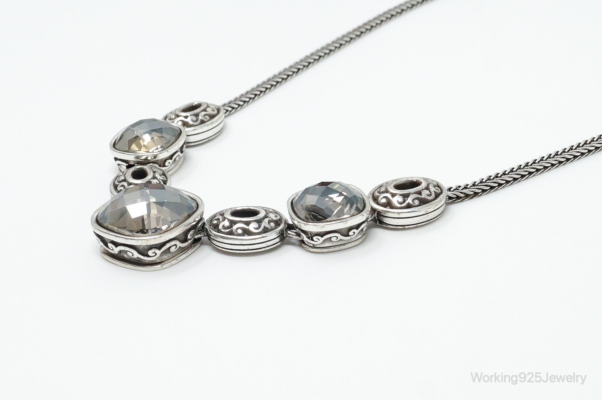 Designer Brighton 'Venus Rising" Crystal Toggle Sterling Silver Necklace | Jewelry > Necklaces > Pendants | Wiccan Center