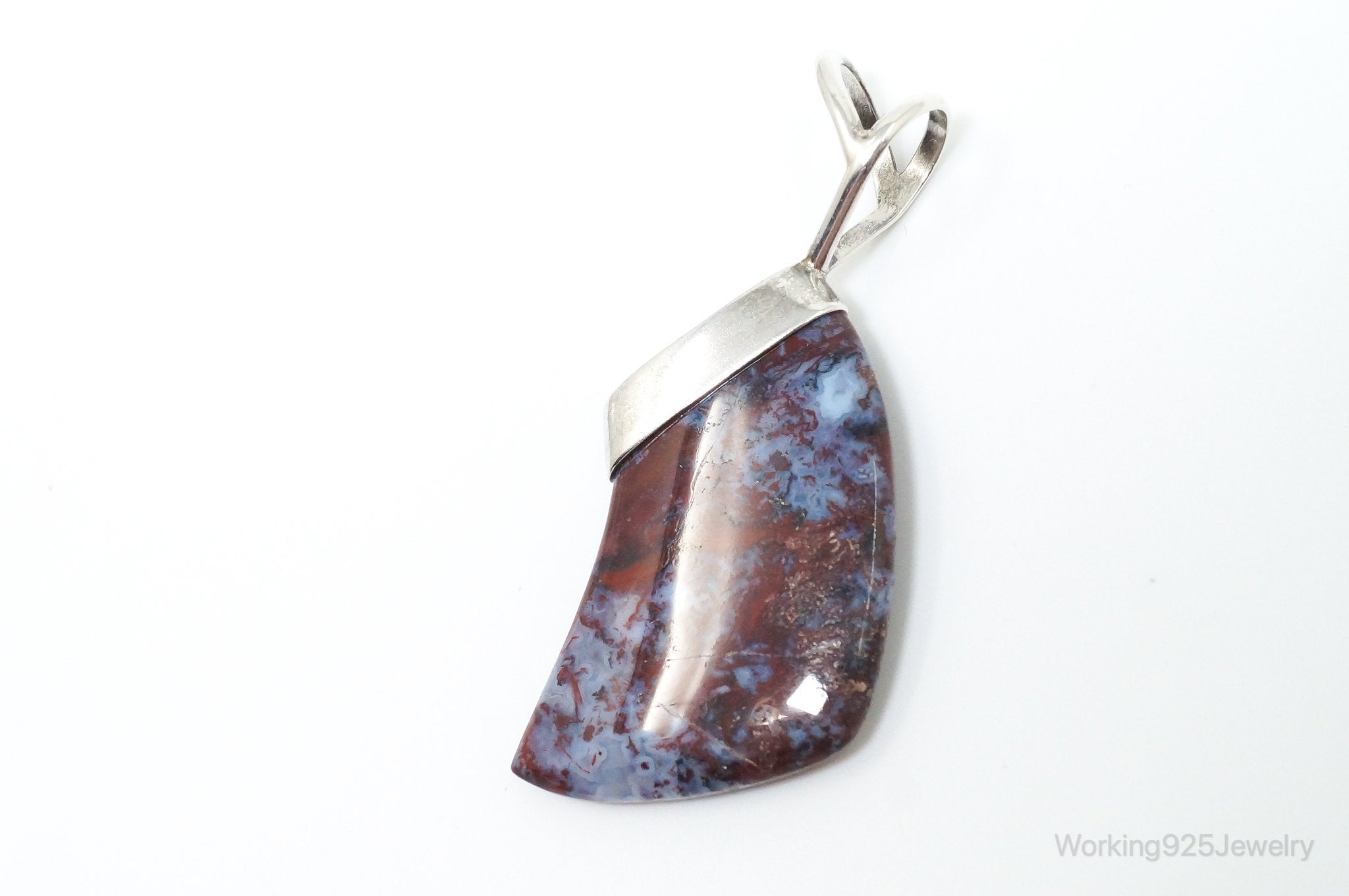 Large Designer Desert Rose Trading Co Ocean Jasper Sterling Silver Pendant | Jewelry > Necklaces > Pendants | Wiccan Center