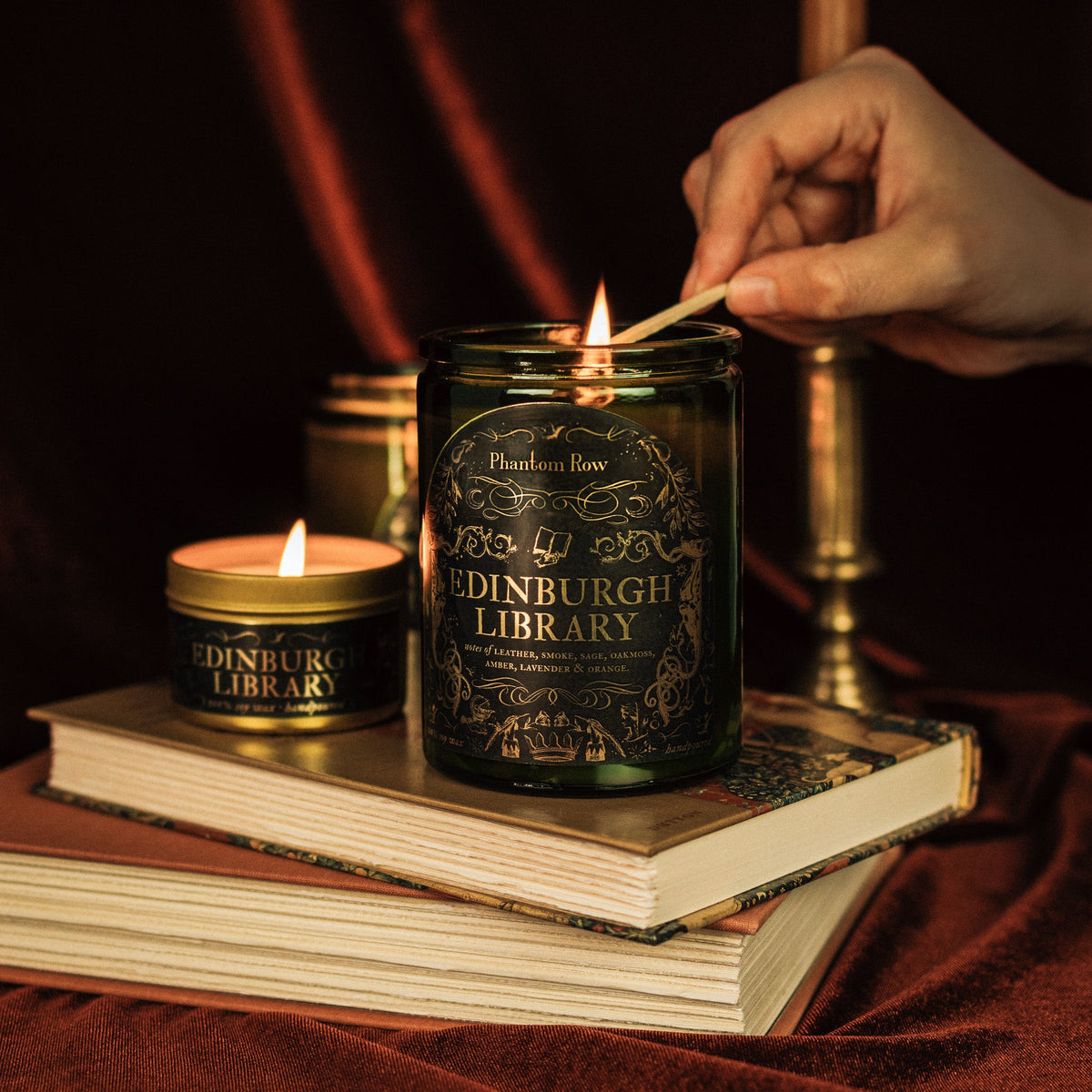 Edinburgh Library Candle | Candles | Wiccan Center