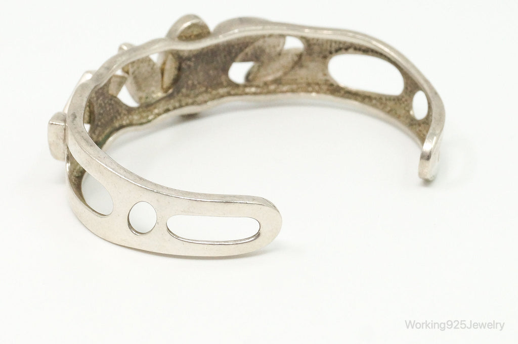Vintage Designer Whitney Kelly WK Blue Fire Opal Sterling Silver Bracelet | Jewelry > Bracelets | Wiccan Center