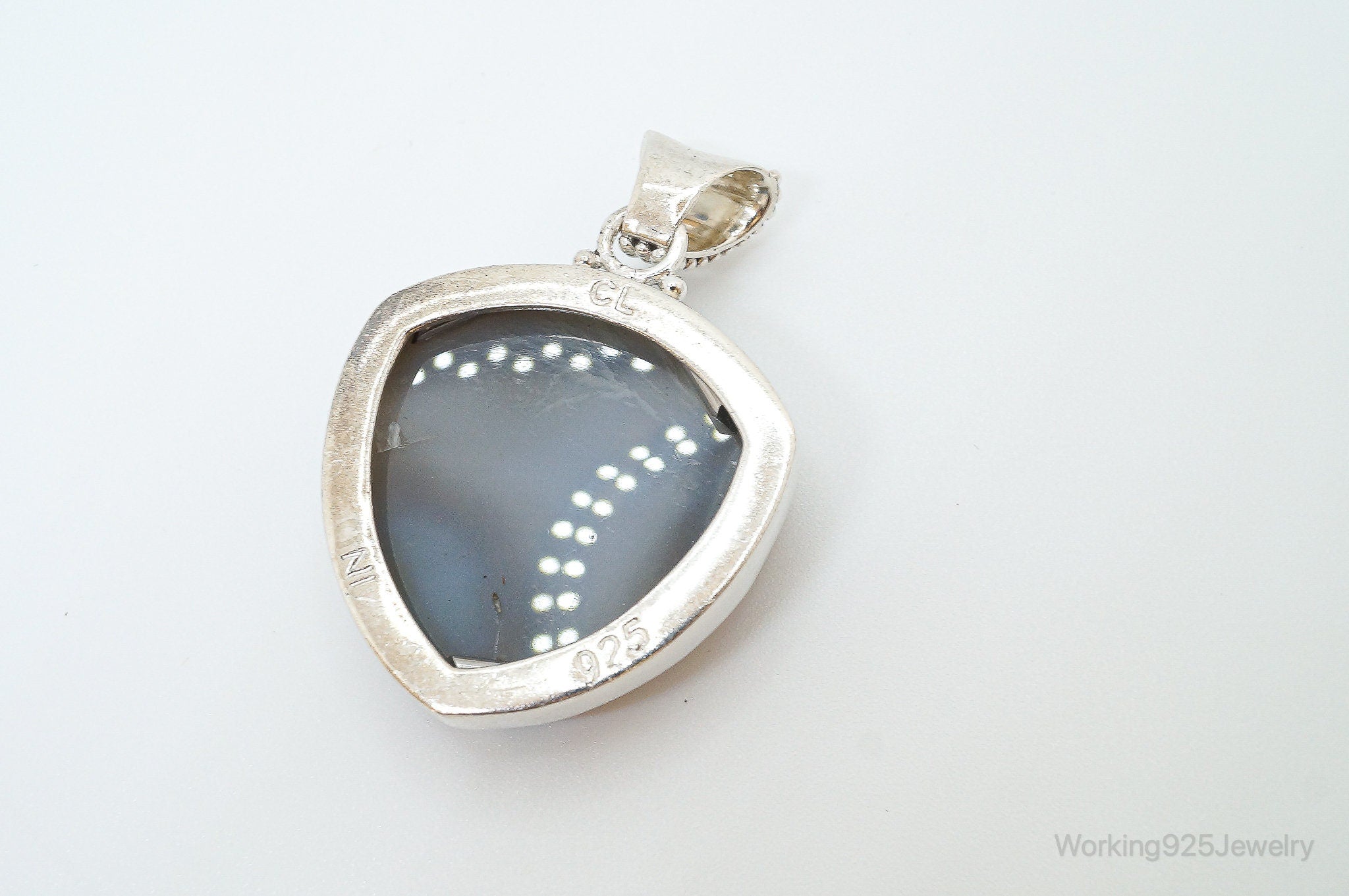 Vintage Large Druzy Quartz Sterling Silver Necklace Pendant | Jewelry > Necklaces > Pendants | Wiccan Center