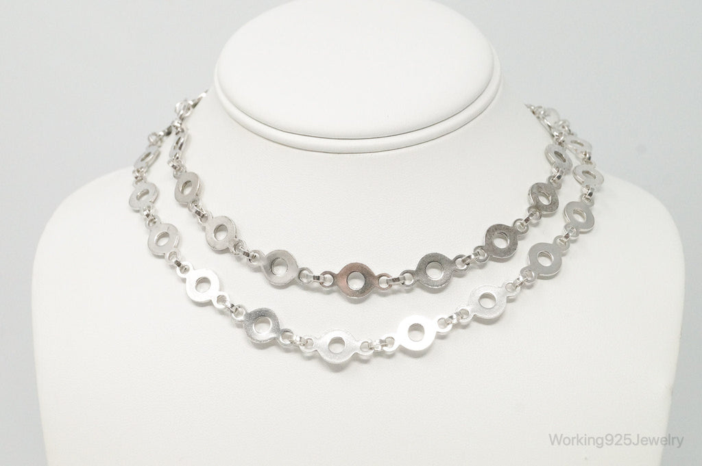 Rare Vintage Norwegian Modernist David Andersen Sterling Silver Necklace | Jewelry > Necklaces > Pendants | Wiccan Center