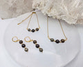 STAY IN MY POWER - Pyrite, Bronzite, Garnet Jewelry Set | Jewelry Set | Wiccan Center