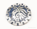 Vintage Mexico Handmade Sodalite Inlay Aztec Sterling Silver Pendant Pin | Jewelry > Necklaces > Pendants | Wiccan Center