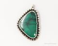 Large Vintage Native American Unsigned Malachite Sterling Silver Pendant | Jewelry > Necklaces > Pendants | Wiccan Center