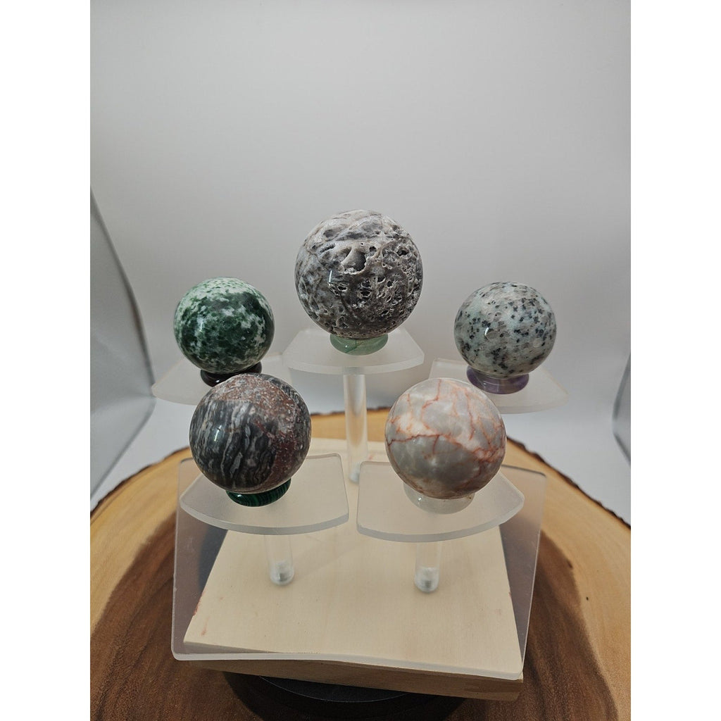 Ocean Jasper Sphere W/stand