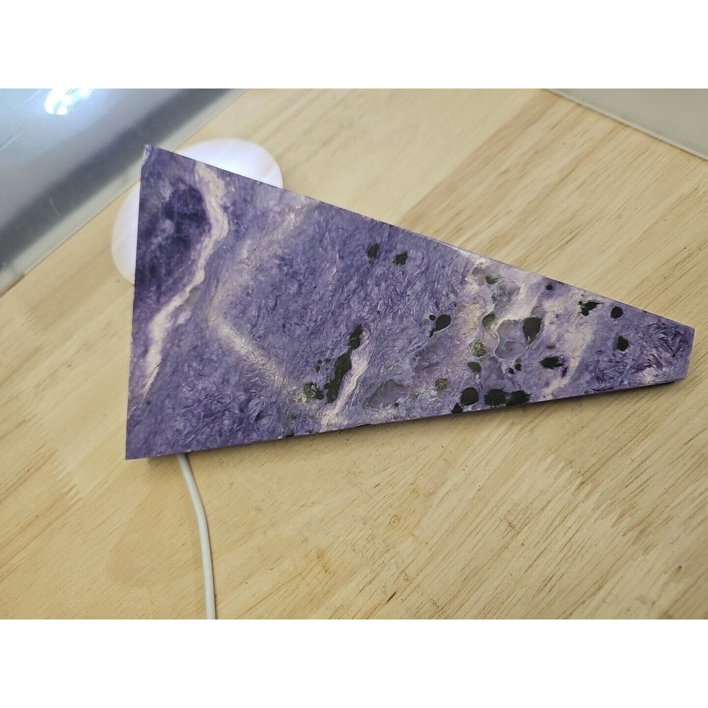 Rare Purple Charoite Crystal Slices — 300g from Russia | CrystalCloud Company | Mineral Specimens | Wiccan Center
