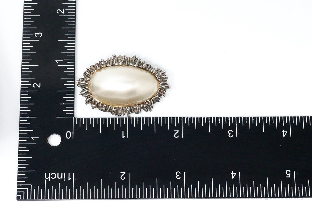 Rare Vintage Astrid Holthe Pearl Sterling Silver Brooch Pin | Jewelry > Brooches, Pins & Clips | Wiccan Center