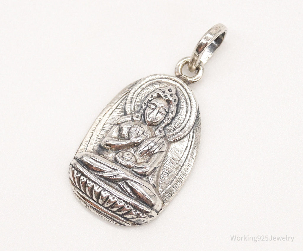 Vintage Hindu Sterling Silver Necklace Pendant | Jewelry > Necklaces > Pendants | Wiccan Center