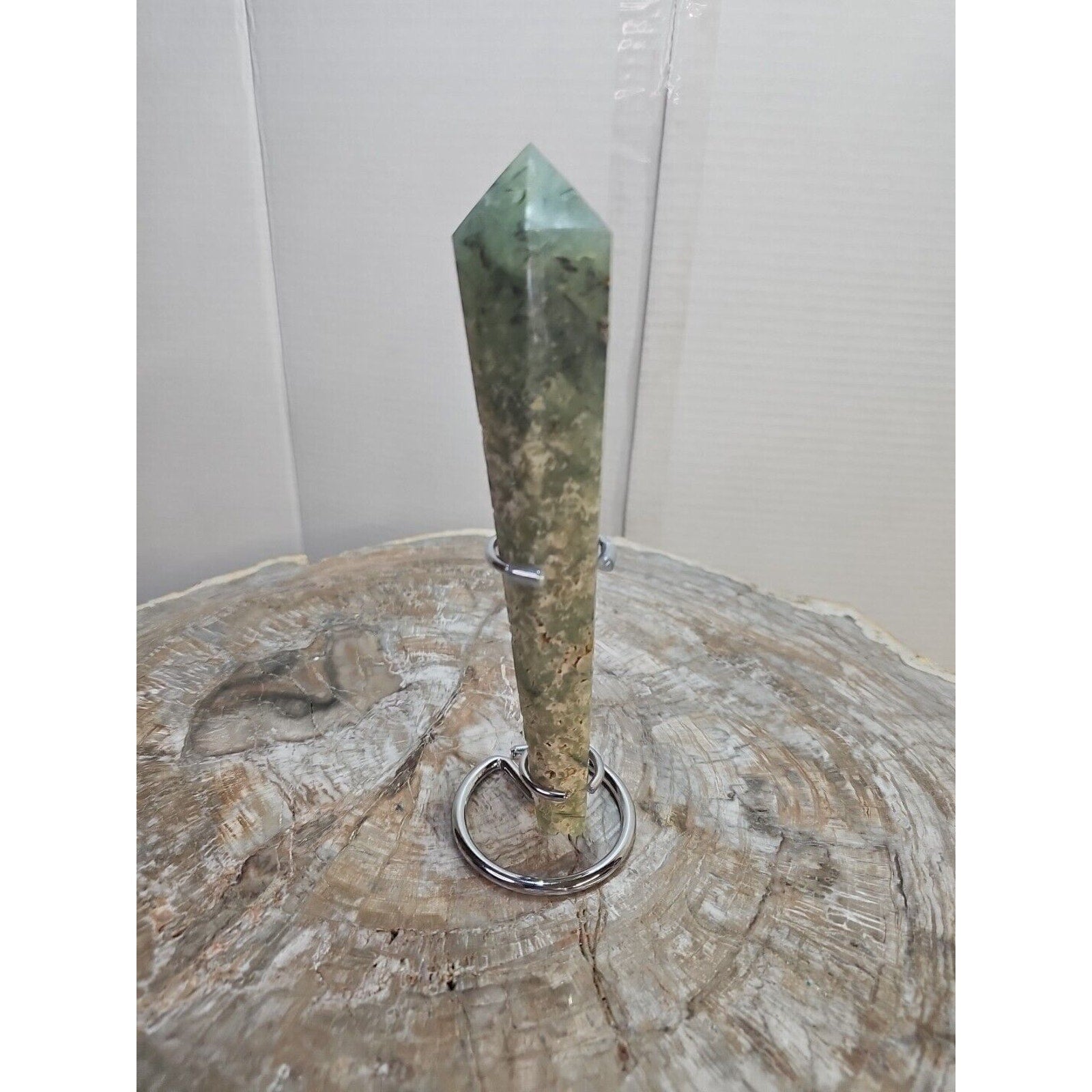 Grape Agate Scepter Crystal with Stand — 294g Collector Display Piece | CrystalCloud Company | Crystal Points & Towers | Wiccan Center