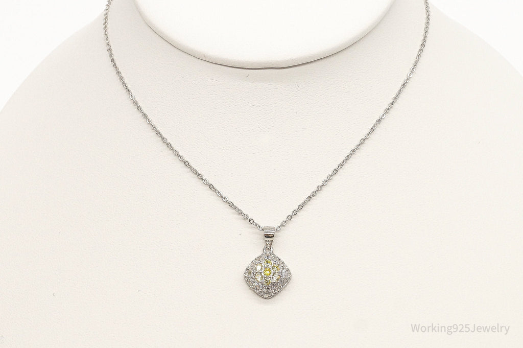 Designer Ryze Cubic Zirconia Sterling Silver Necklace | Jewelry > Necklaces > Pendants | Wiccan Center