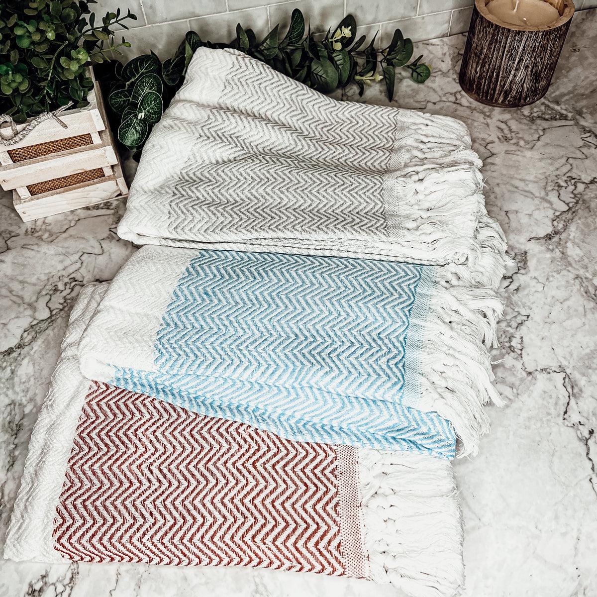Chevron Towel 200 GSM | Towels | Wiccan Center