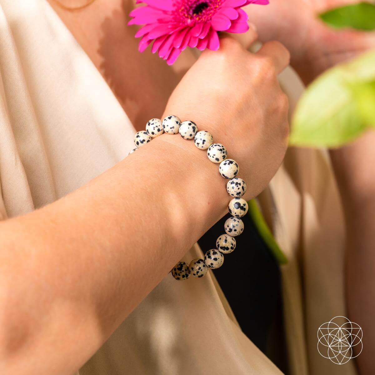 Emotional Detox - Dalmatian Jasper Bracelet | Bracelet | Wiccan Center