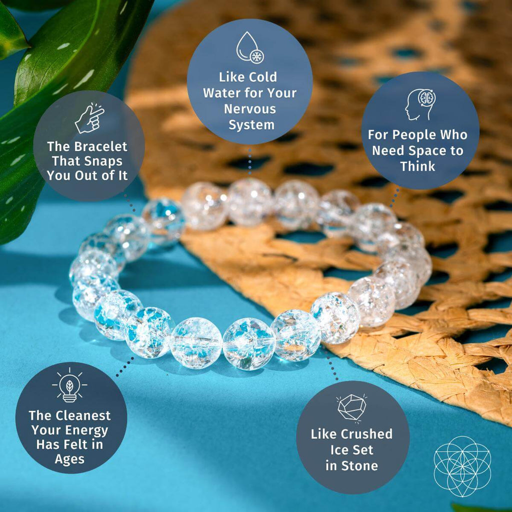 Emotional Ice Bath – The Ice Quartz Bracelet | Bracelet | Wiccan Center