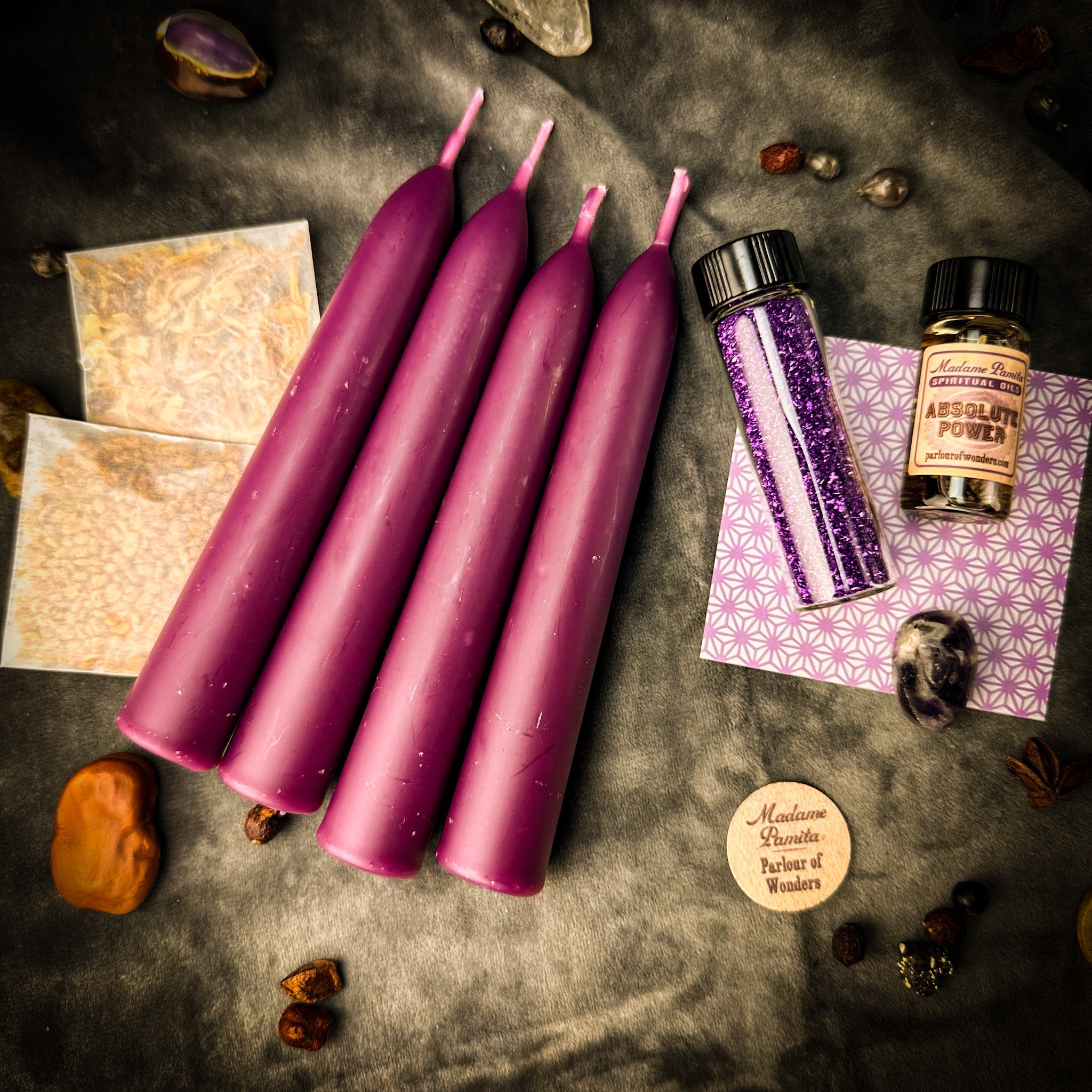 Empowerment Candle Spell Booster Pack - Add Confidence to Any Candle Spell Kit | Candle Spell Booster Pack | Wiccan Center